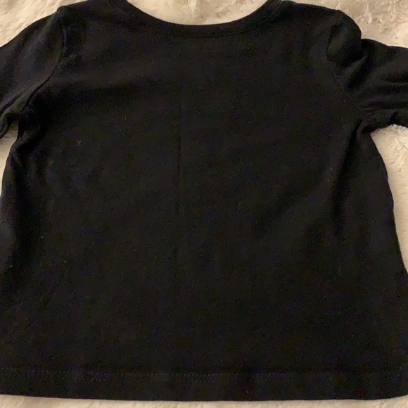 Children’s Place Black Holiday Top Nice List 12-18M EUC - Picture 5 of 5